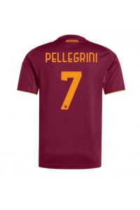 AS Roma Lorenzo Pellegrini #7 Fotballdrakt Hjemme Klær 2025-26 Korte ermer